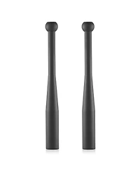 Philosophy Gym 5 Lb Indian Clubs Pair- Weighted Steel Exercise Club Bells Set, Arm Strength Trainer, 10 Lb Total