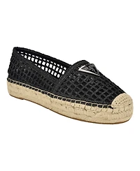 Guess Women's Mones Closed Toe Jute Mesh Upper Casual Espadrille Flats