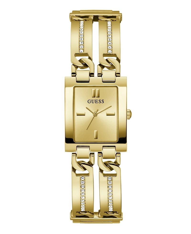 Guess Women's Analog Gold-Tone 100% Steel Watch 39mm