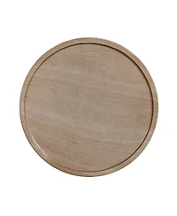 Tov Furniture 1 Pc. Faux Travertine Concrete Side Table