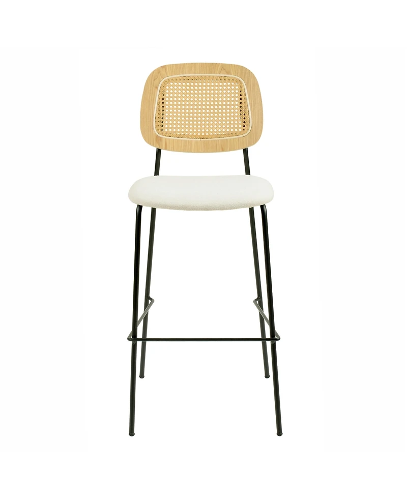 Tov Furniture 2 Pcs Rattan Counter Stool