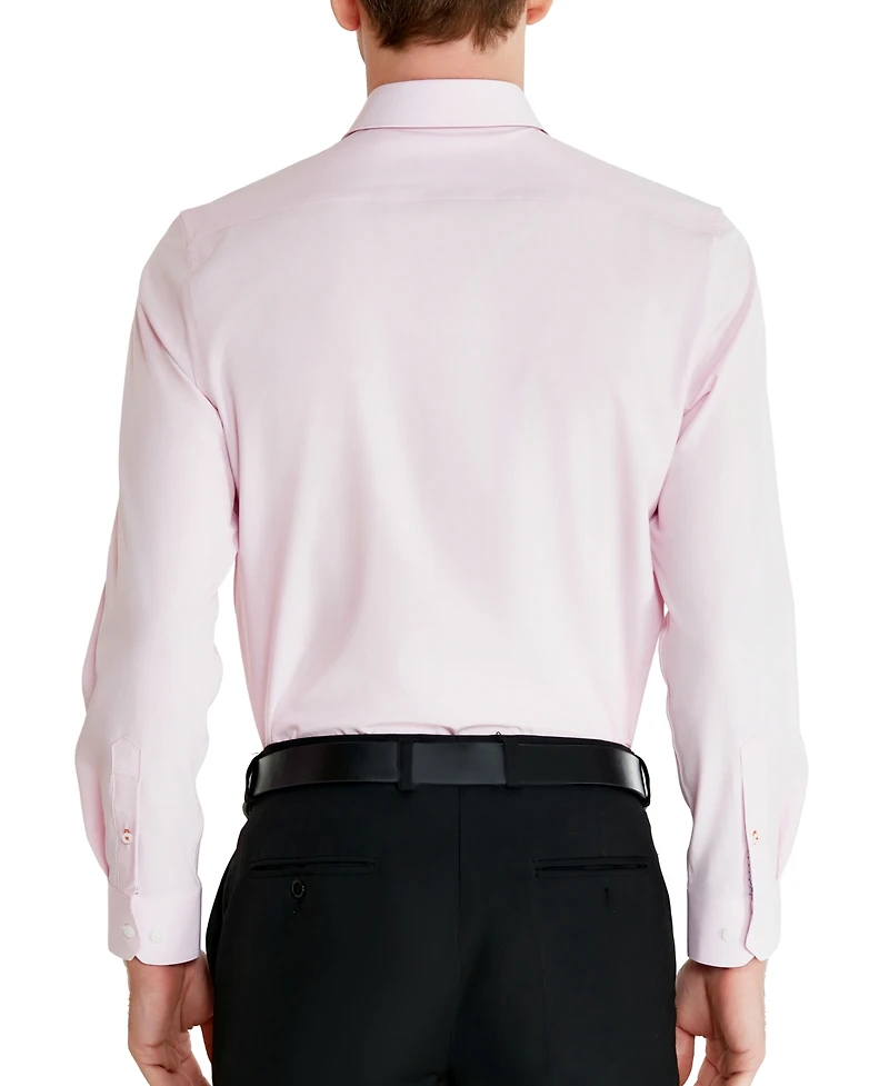 Tallia Men's Slim-Fit Solid Poplin Dress Shirt
