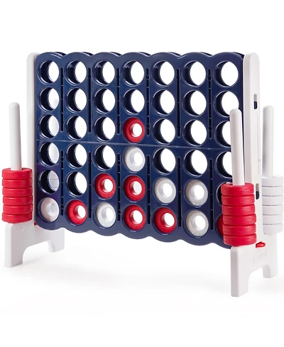 Jumbo 4-to-Score 4 in A Row Giant Game Set