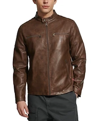 Levi's Men's Faux Leather Racer Jacket