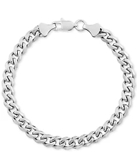 Legacy for Men by Simone I. Smith Men's Curb Link Chain Bracelet in Stainless Steel