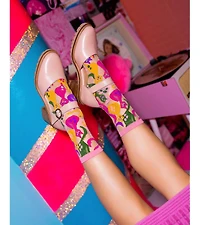 Sock Candy Women's Dopamine Cats Sheer Sock