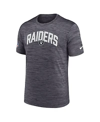 Men's Nike Black Las Vegas Raiders Sideline Velocity Athletic Stack Performance T-shirt