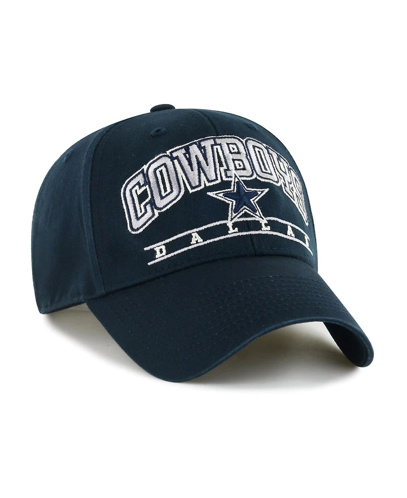 Men's '47 Brand Navy Dallas Cowboys Fletcher Mvp Adjustable Hat