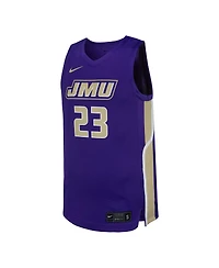 Men's Nike #23 Purple James Madison Dukes Replica Basketball Jersey