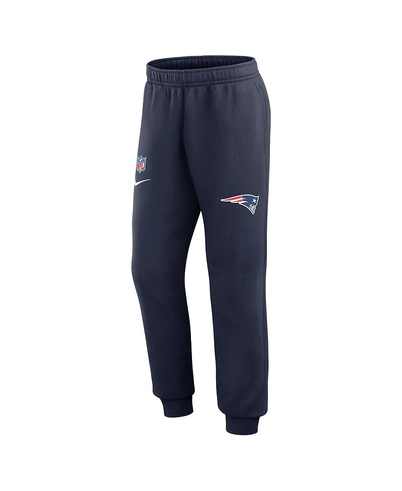 Men's Nike Navy New England Patriots 2023 Sideline Club Jogger Pants