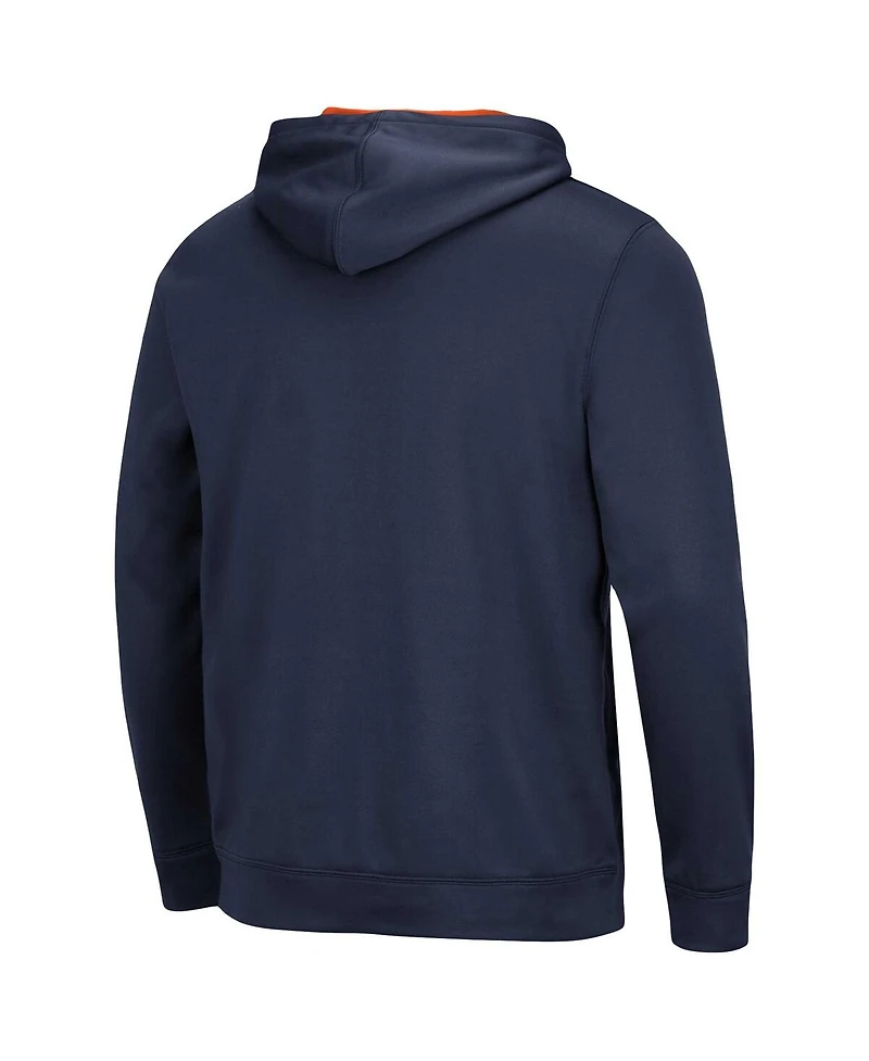 Men's Colosseum Navy Auburn Tigers Resistance Pullover Hoodie
