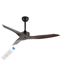 Jonathan Y Aldrin Modern Minimalist Iron/Plastic Razor Ceiling Fan