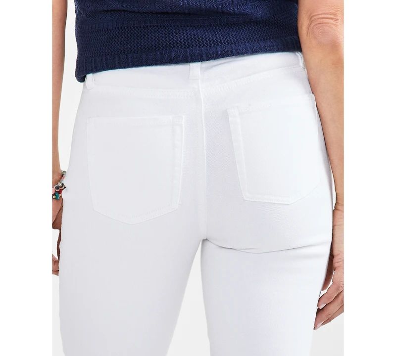 Style & Co Petite High-Rise High-Cuff Capri Jeans, Created for Macy's