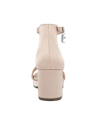 Juicy Couture Women's Nelly Rhinestone Two-Piece Platform Dress Sandals