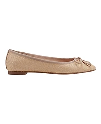 Bandolino Women's Paprika Bow Detail Ballet Flats - Light Natural Woven
