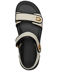 Coach Women's Brynn Double-Band Sporty Lug-Sole Footbed Sandals