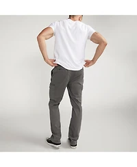 Silver Jeans Co. Men's Essential Twill Pull-On Cargo Pants