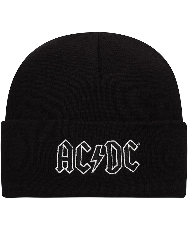 Men's American Needle Black Ac/Dc Cuffed Knit Hat