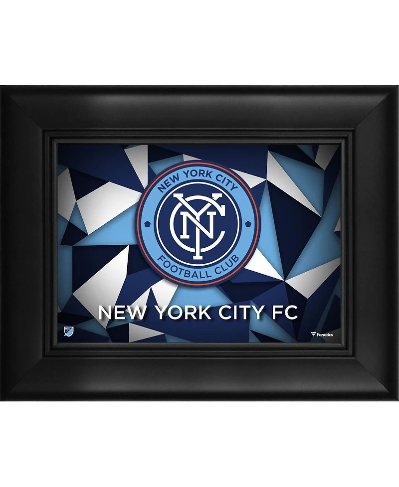 New York City Fc Framed 5" x 7" Team Logo Collage