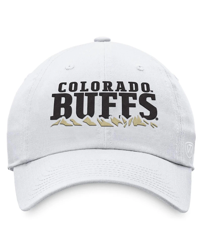 Men's Top of the World White Colorado Buffaloes Adjustable Hat