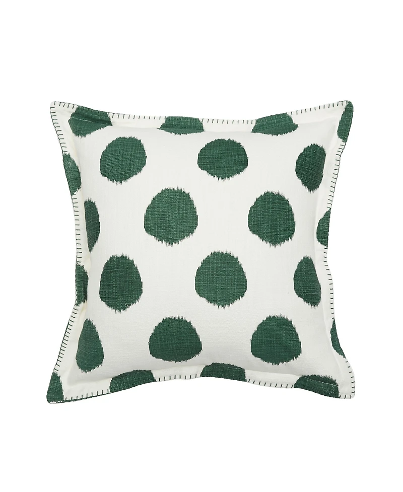 Jungle Dot Printed Throw Pillow, 20" x 20"