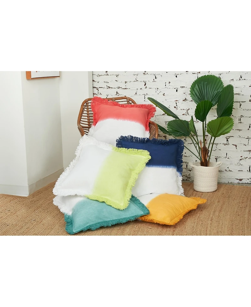 Aster Ochre Throw Pillow