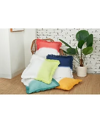 Aster Ochre Throw Pillow