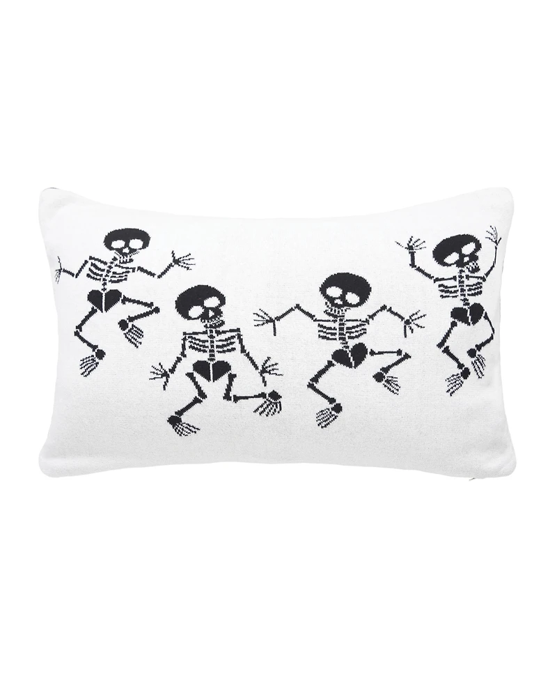 16" x 24" Skeleton Halloween Throw Pillow