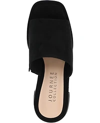 Journee Collection Women's Bessa Slip On Platform Sandals