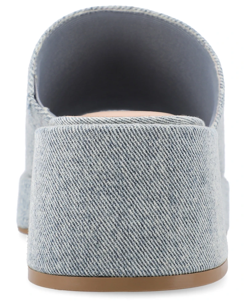 Journee Collection Women's Bessa Slip On Platform Sandals
