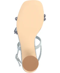 Journee Collection Women's Lornnah Beaded Strap Heeled Sandals