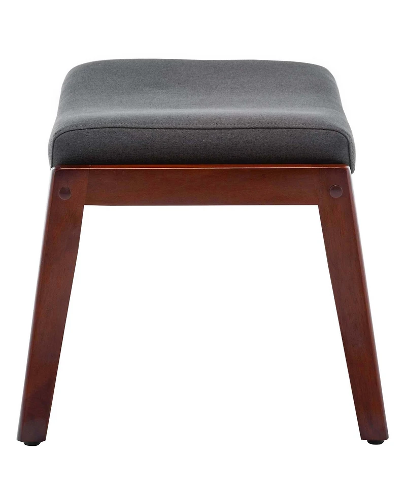 Convenience Concepts 19.75" Fabric, Polyester Natalie Accent Ottoman Stool