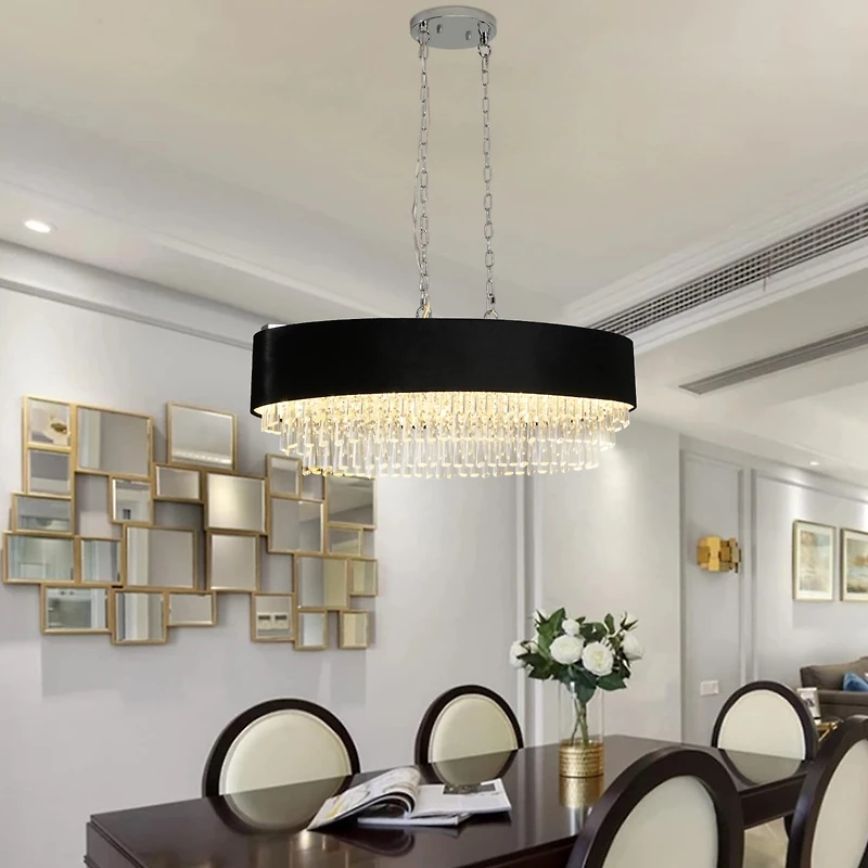 Streamdale Modern Crystal Chandelier for Living Room Decor