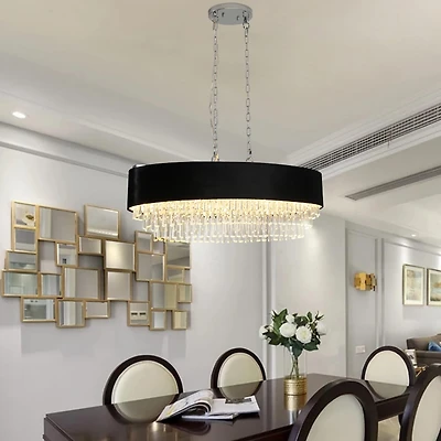 Streamdale Modern Crystal Chandelier for Living Room Decor
