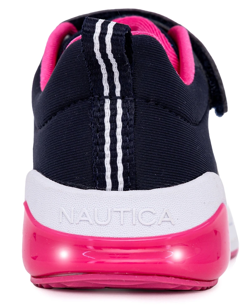 Nautica Big Girls Towhee Buoy Light Up Lace Up Sneakers