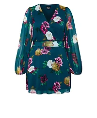 City Chic Women's Khloe Print Dress