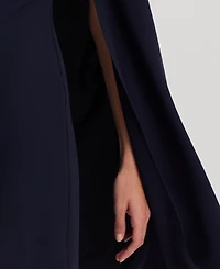 Lauren Ralph Women's Georgette Cape Dress