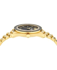 Versace Men's Swiss Gold Ion Plated Stainless Steel Bracelet Watch 42mm