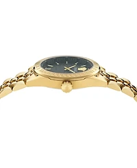 Versace Women's Swiss Gold Ion Plated Stainless Steel Bracelet Watch 36mm