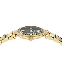 Versace Women's Swiss Gold Ion Plated Stainless Steel Bracelet Watch 35mm