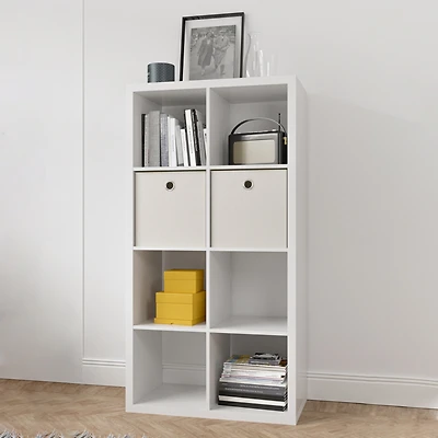 Streamdale Furniture 8-Cube Organizer with Open Back Shelves