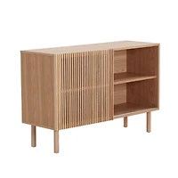 Simplie Fun Modern Sideboard With 4 Cabinet, Storage Cabinet, Tv Stand, Anti-Topple Design