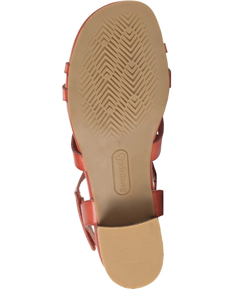 Baretraps Women's Velvet Block Heel Sandals
