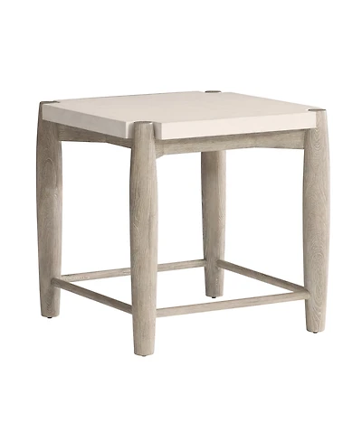 Closeout! Tycer 24" Stone Side Table