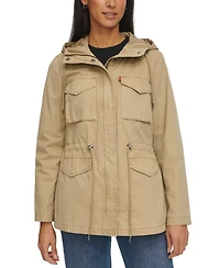 Levi's Women's Lightweight Washed Cotton Military Jacket