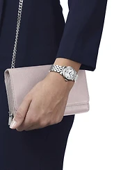 Tissot Women's Swiss Automatic Le Locle Diamond Accent Stainless Steel Bracelet Watch 29mm