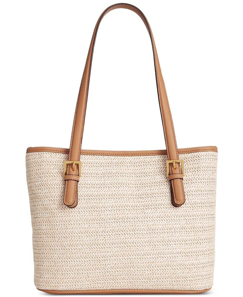 Style & Co Classic Straw Tote, Exclusively at Macy's