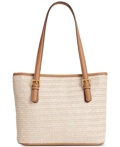 Style & Co Classic Straw Tote, Exclusively at Macy's