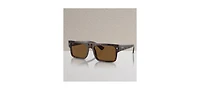 Prada Signature Rectangular Men's Sunglasses