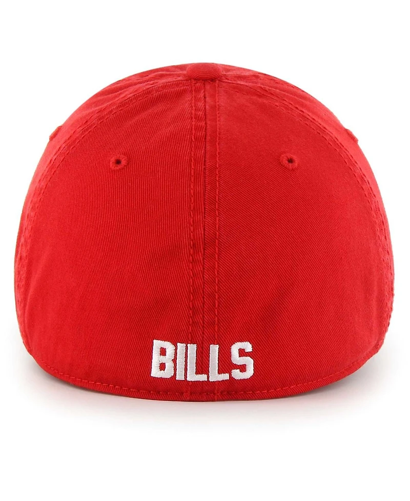 Men's '47 Brand Red Distressed Buffalo Bills Gridiron Classics Franchise Legacy Fitted Hat